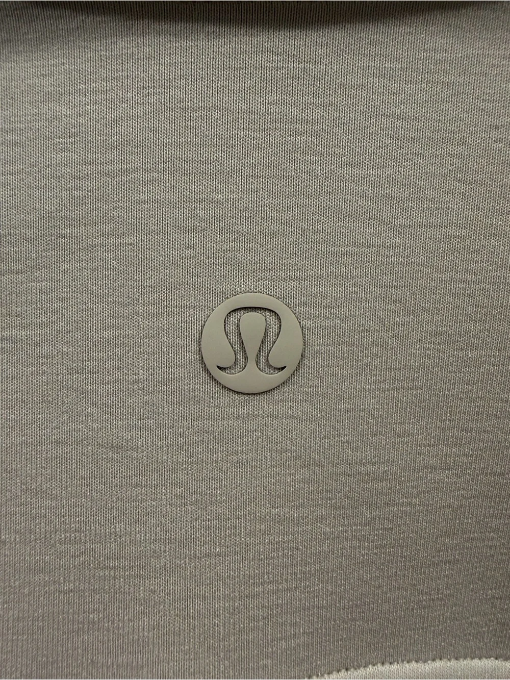 Lululemon Brushed Softstreme Half Zip Bone Size 6